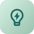 green light bulb icon